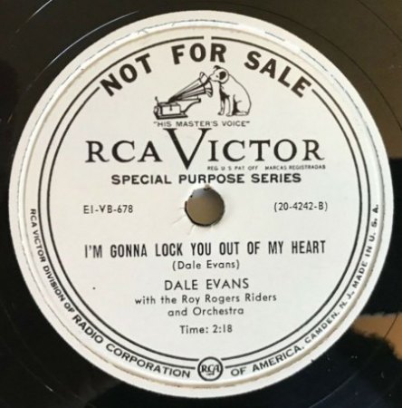 ROY ROGERS (King Of The Cowboys) & Dale Evans