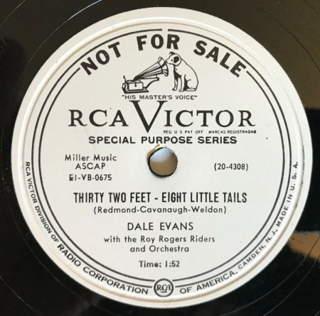 ROY ROGERS (King Of The Cowboys) & Dale Evans