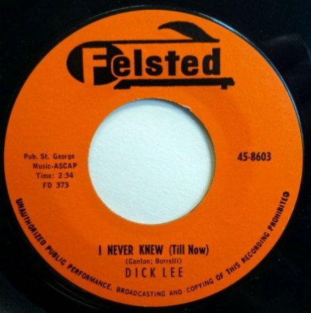 DICK LEE - America's Golden Boy