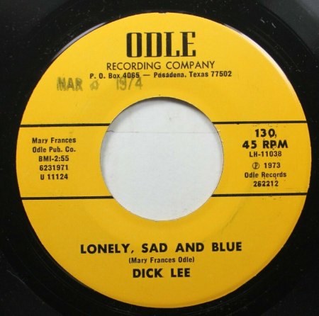 DICK LEE - America's Golden Boy
