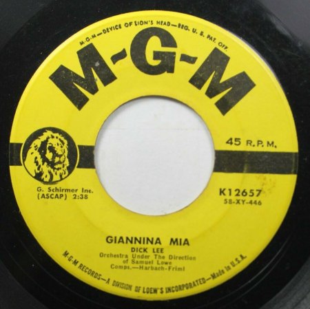 DICK LEE - America's Golden Boy