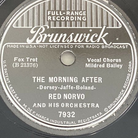 RED NORVO - Mr. Swing (EP)