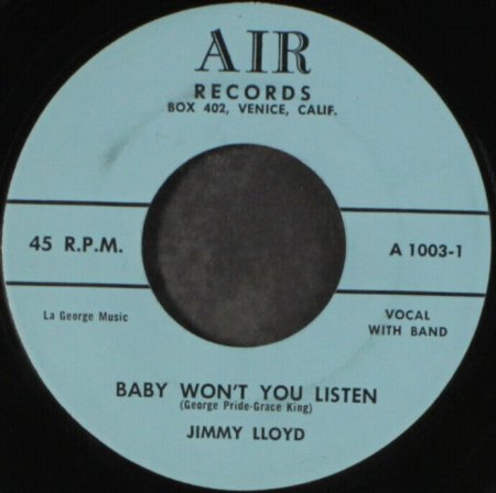 JIMMY LLOYD (JIMMIE LOGSDON)