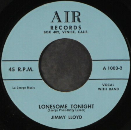 JIMMY LLOYD (JIMMIE LOGSDON)