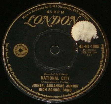 JOINER, ARKANSAS JUNIOR HIGH SCHOOL BAND