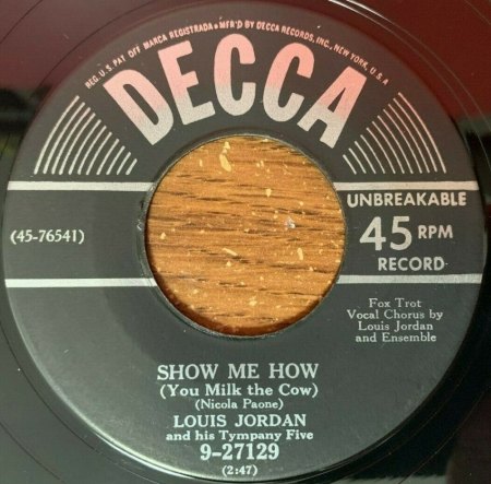 LOUIS JORDAN - Kurz-Bio und Disco