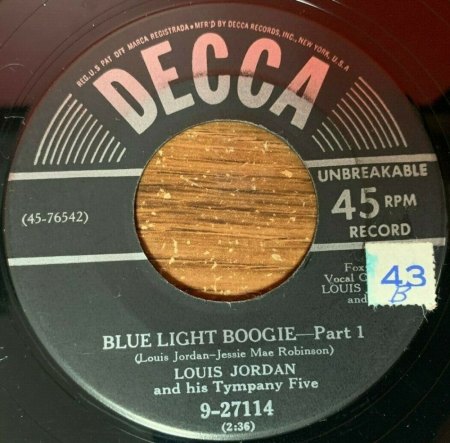 LOUIS JORDAN - Kurz-Bio und Disco