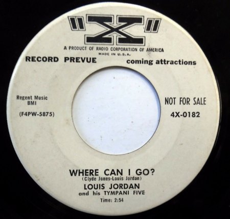 LOUIS JORDAN - Kurz-Bio und Disco