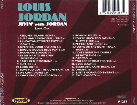 LOUIS JORDAN - CD's