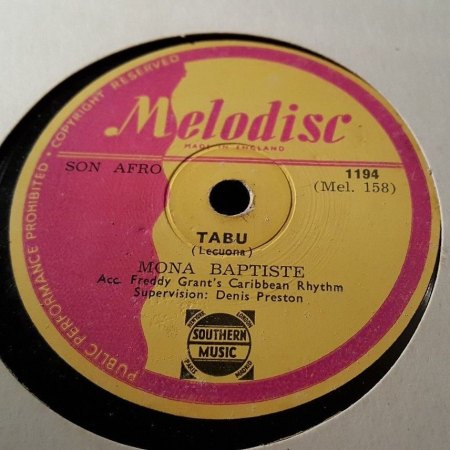 MONA BAPTISTE - Perle aus Trinidad