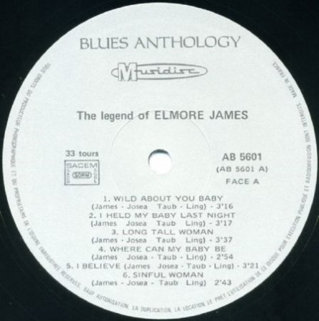 ELMORE JAMES - LPs