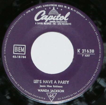 Let's Have A Party von Elvis oder von Wanda ?