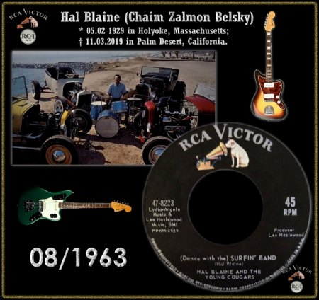 HAL BLAINE & THE YOUNG COUGARS - (DANCE WITH THE) SURFIN' BAND