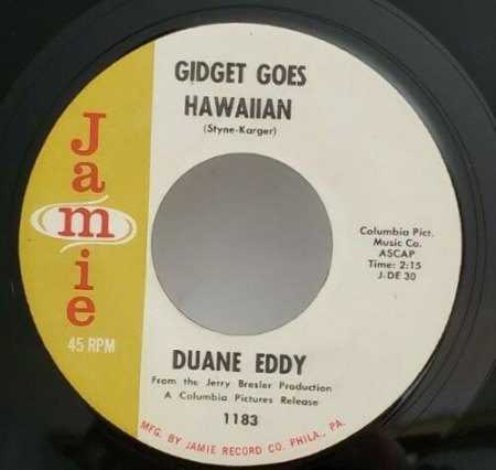 Duane Eddy - Kurz-Bio und USA-Veröffentlichungen