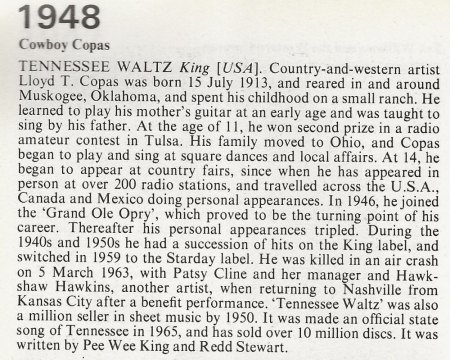 TENNESSEE WALTZ