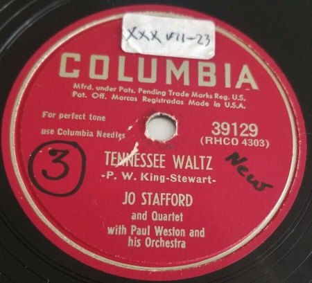 TENNESSEE WALTZ