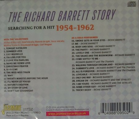 RICHARD BARRETT, RICHIE BARRETT