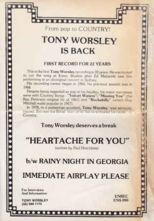 TONY WORSLEY