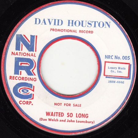 NRC (National Recording Corp.) & FAIRLANE (SCOTTIE, JAX, JUDD)