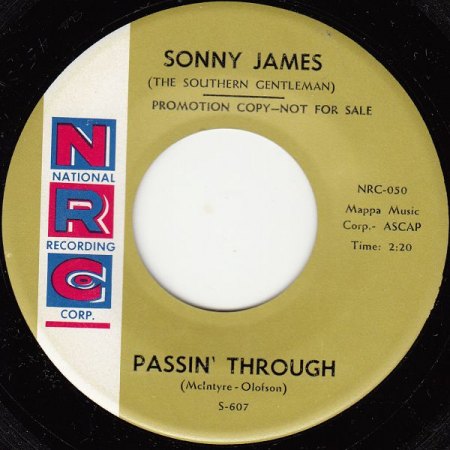 NRC (National Recording Corp.) & FAIRLANE (SCOTTIE, JAX, JUDD)