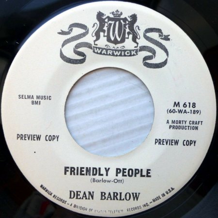 DEAN BARLOW & THE CRICKETS