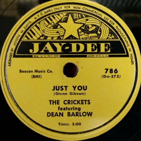 DEAN BARLOW & THE CRICKETS