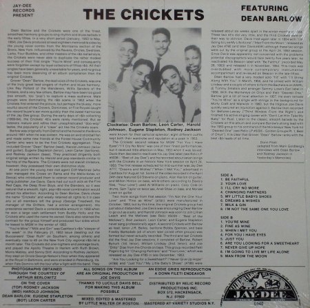 DEAN BARLOW & THE CRICKETS