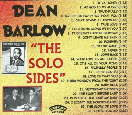 DEAN BARLOW & THE CRICKETS