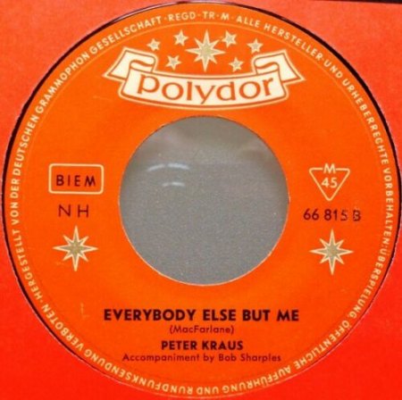 Polydor-Singles von Peter Kraus