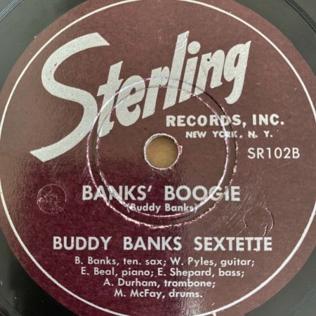 BUDDY BANKS WITH BABY DAVIS