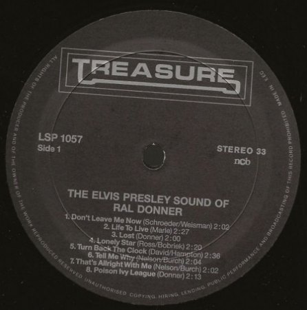 The Elvisly RAL DONNER