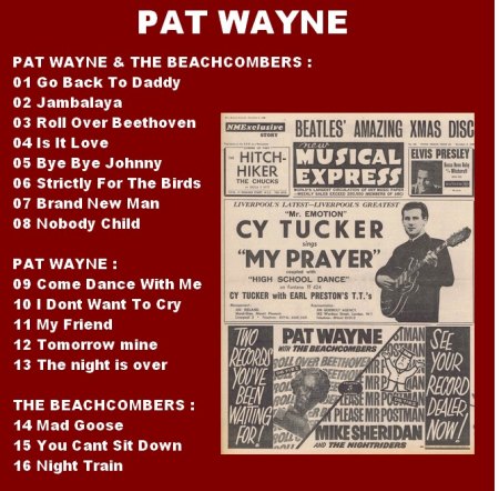 PAT WAYNE (British R&R, R&B)