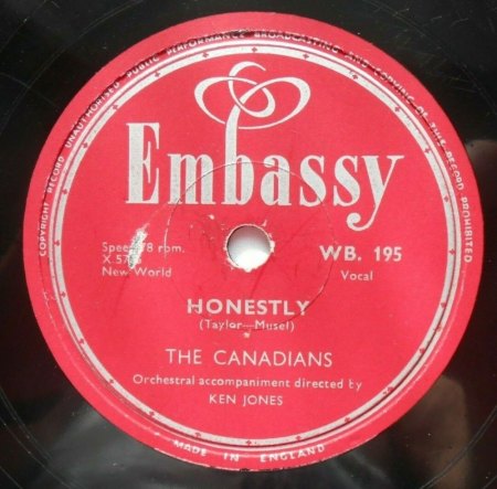 CANADIANS - Rockin' through the rye