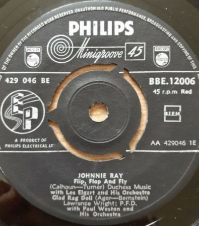 JOHNNIE RAY - Internationale EP´S