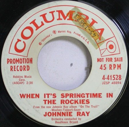 JOHNNIE RAY - Kurz-Bio, Disco u. seine Singles