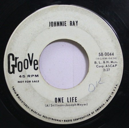 JOHNNIE RAY - Kurz-Bio, Disco u. seine Singles