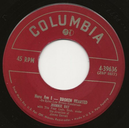 JOHNNIE RAY - Kurz-Bio, Disco u. seine Singles