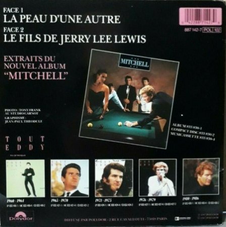 EDDY MITCHELL (3.8.1942 in Paris)