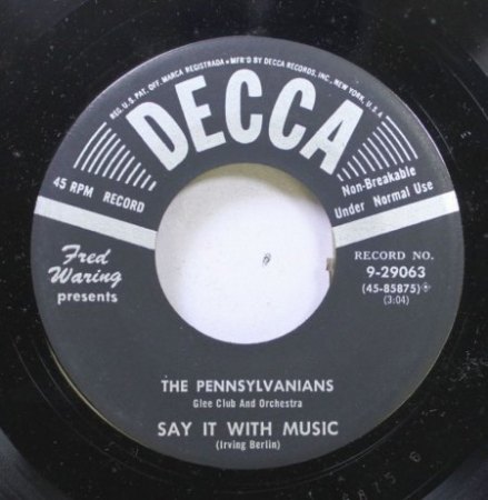 FRED WARING And His PENNSYLVANIANS