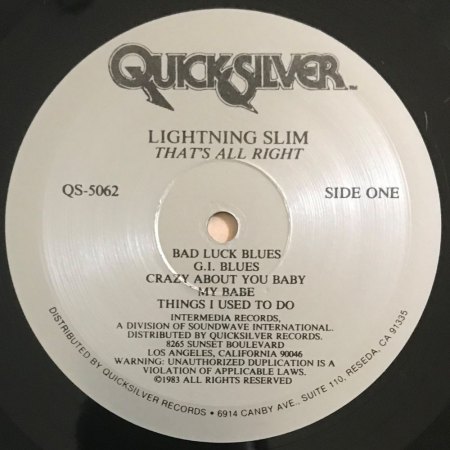 LIGHTNIN' SLIM