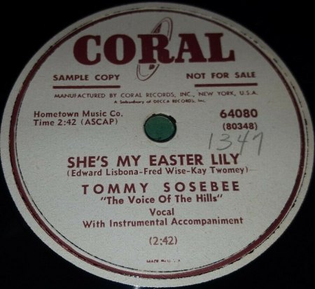 TOMMY SOSEBEE