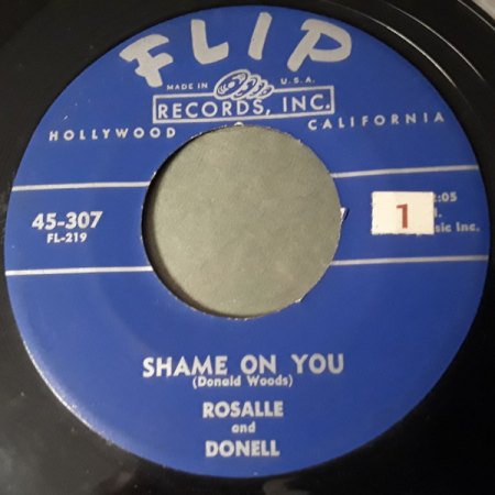 DONALD WOODS and THE BEL-AIRES alias VEL-AIRES