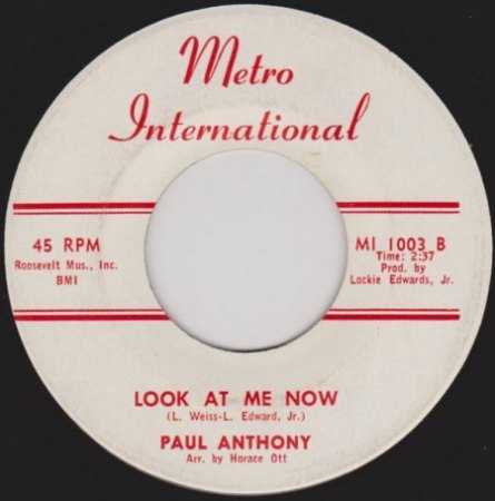 PAUL ANTHONY