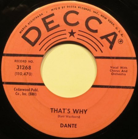 DANTE and the EVERGREENS und noch ein DANTÉ