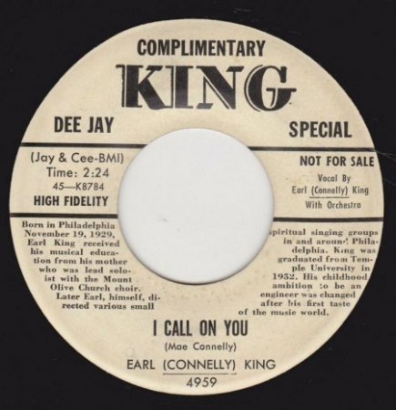 EARL (CONNELLY) KING