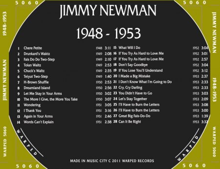 JIMMY NEWMAN, später mit 'C'