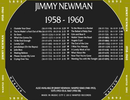 JIMMY NEWMAN, später mit 'C'