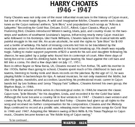 HARRY CHOATES