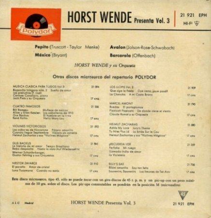 HORST WENDE