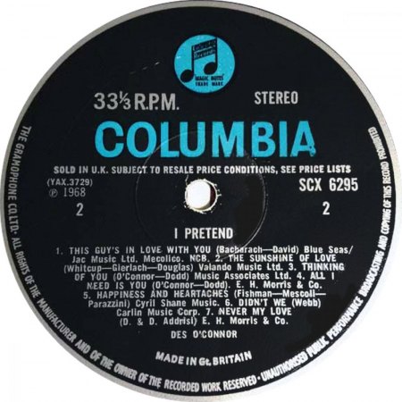 DES O'CONNOR